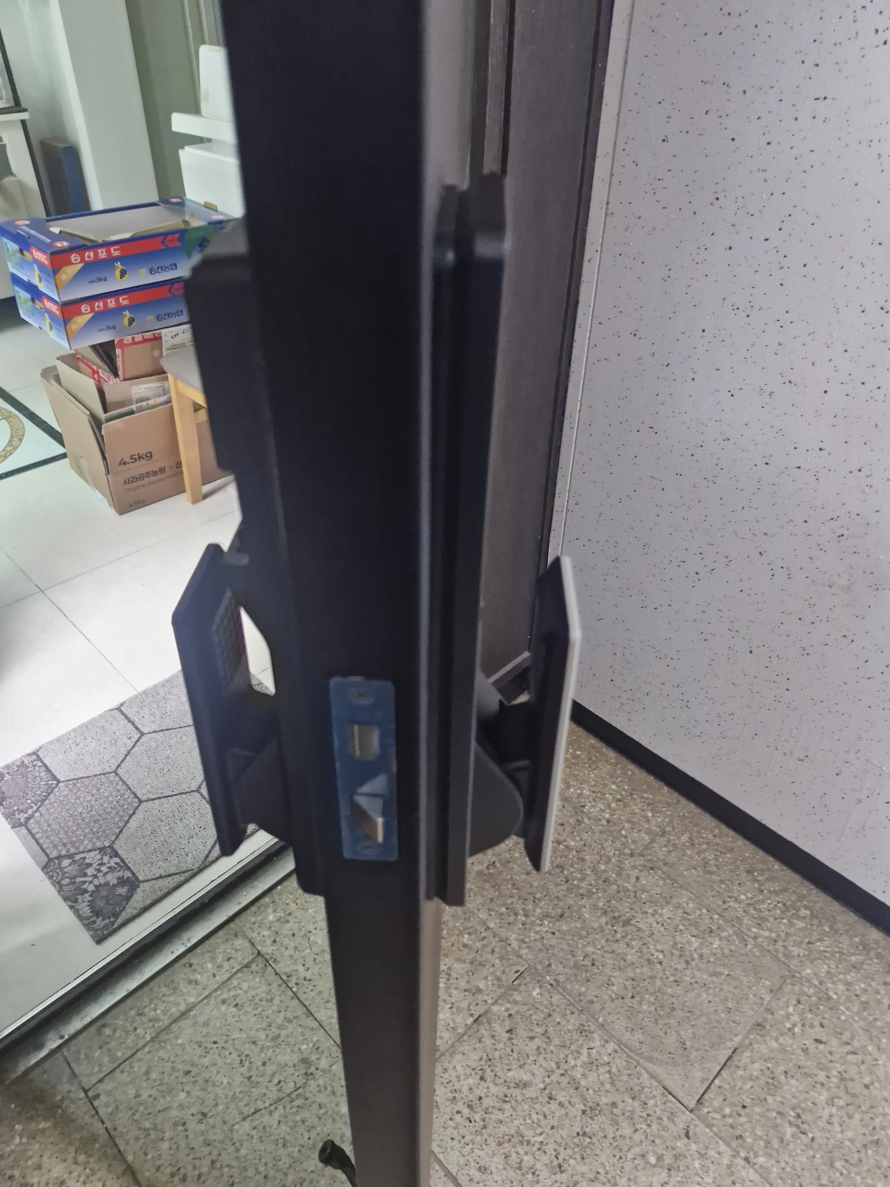 제주도 현대스마트키 - 아파트 현관 푸시풀·지문인식 디지털 도어락 정품 당일 설치